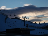 <h5>Snow guns at sunrise</h5>