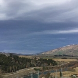 <h5>Hmmm, snow in them clouds?</h5>