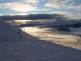 <h5>Stunning view of first tracks sunrise</h5>