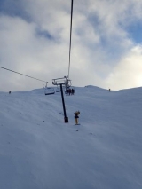<h5>Looking up to Coronet Pesk</h5>